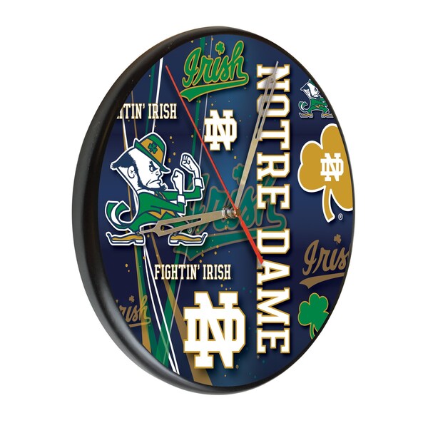 Notre Dame 13" Solid Wood Clock